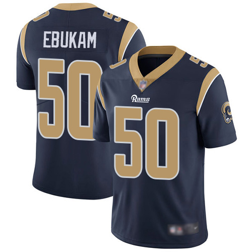 Los Angeles Rams Limited Navy Blue Men Samson Ebukam Home Jersey NFL Football #50 Vapor Untouchable